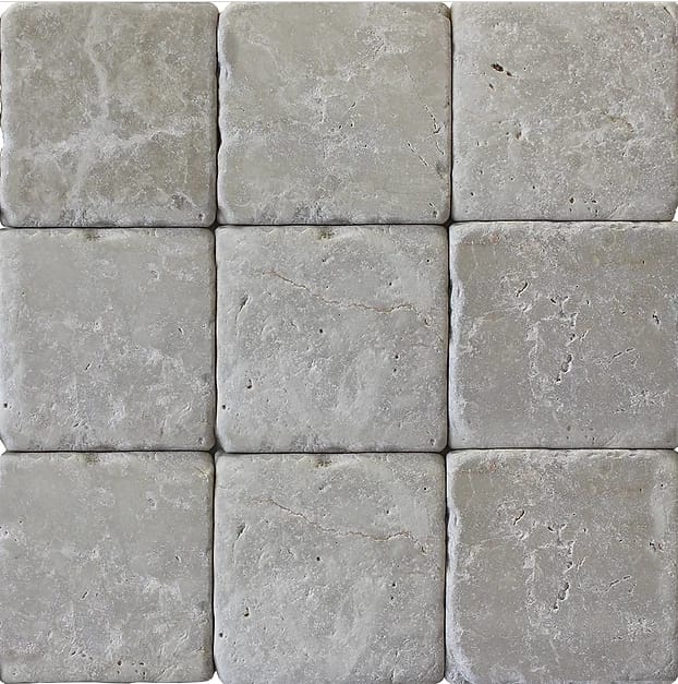 Botticino 4x4 Tumbled Marble