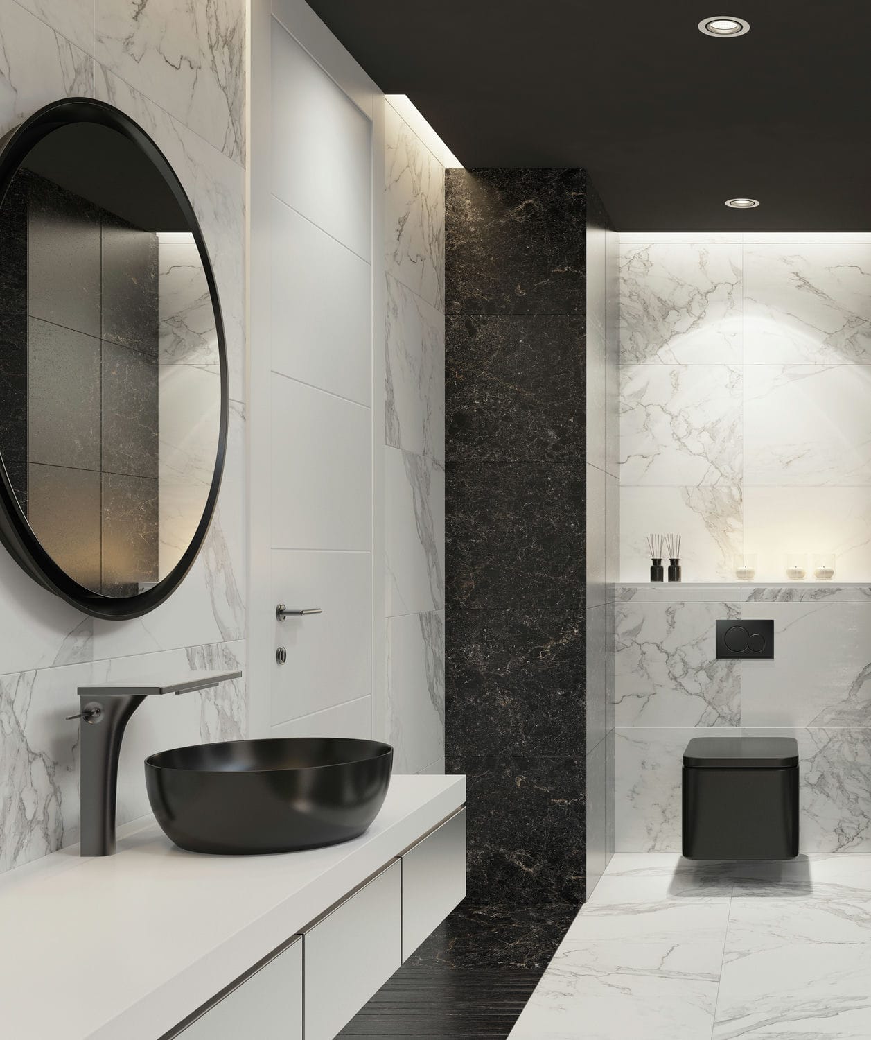 modern interior design renovation for whitby bathroom